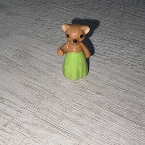 Hagen Renaker bear in skirt
